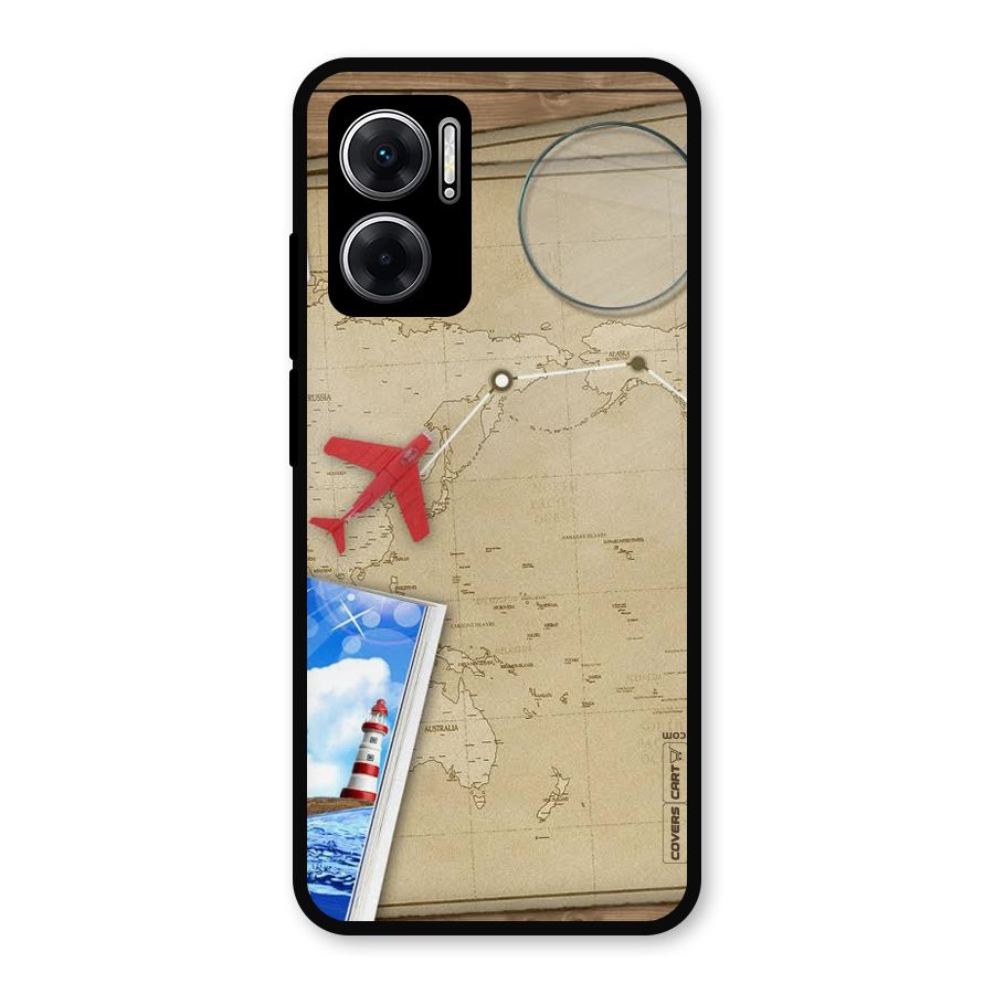 Summer Travel Metal Back Case for Redmi 11 Prime 5G