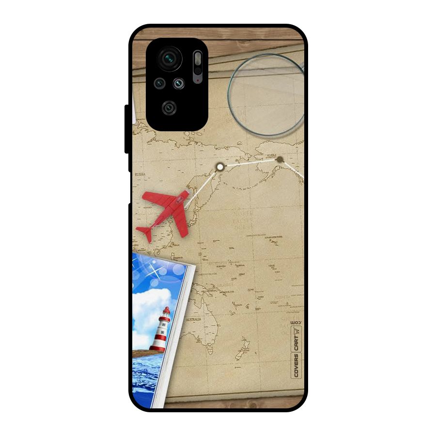 Summer Travel Metal Back Case for Redmi Note 10S