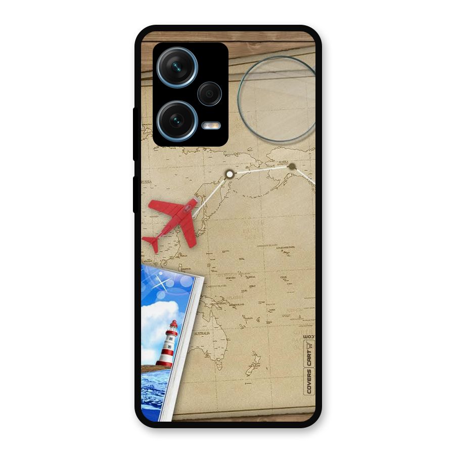 Summer Travel Metal Back Case for Redmi Note 12 Pro Plus 5G