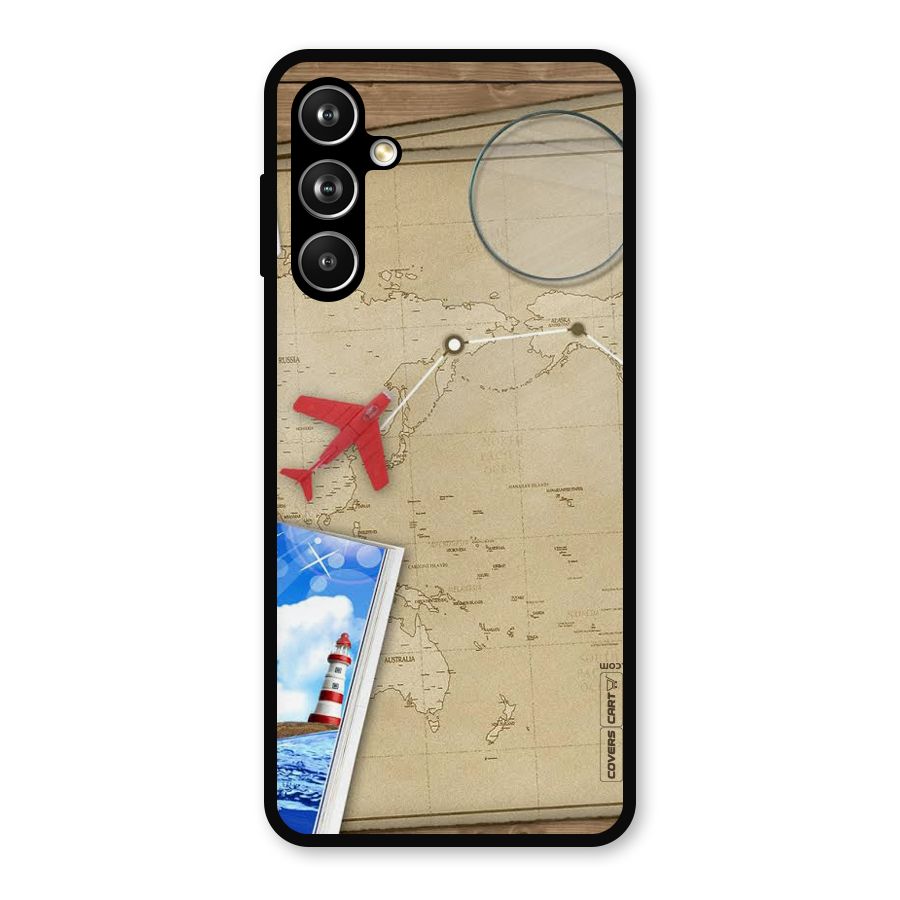 Summer Travel Metal Back Case for Samsung Galaxy M54