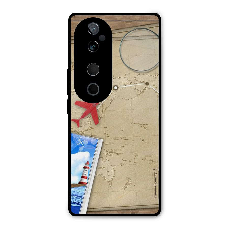 Summer Travel Metal Back Case for Vivo T3 Ultra