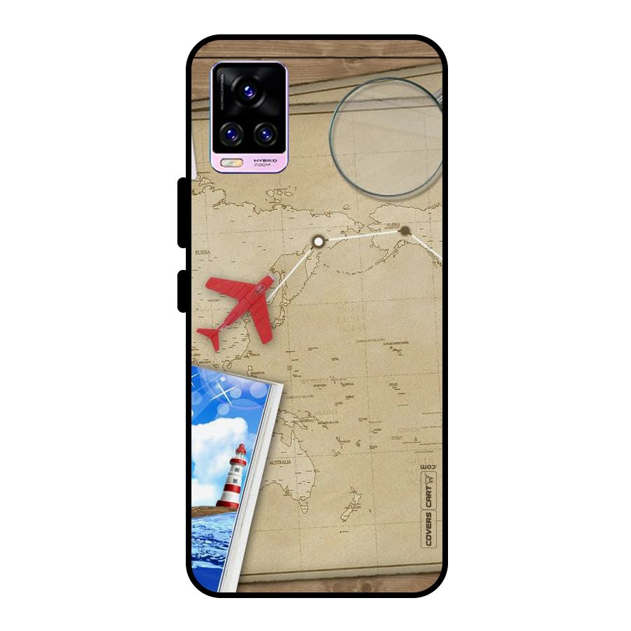 Summer Travel Metal Back Case for Vivo V20 Pro