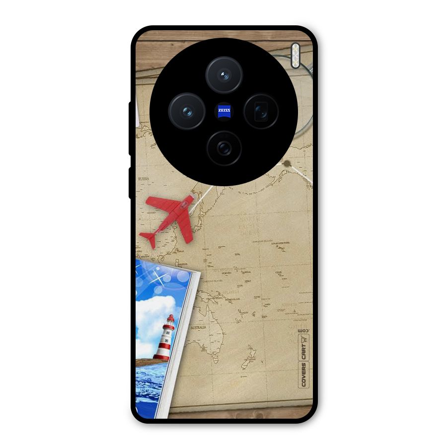 Summer Travel Metal Back Case for Vivo X200