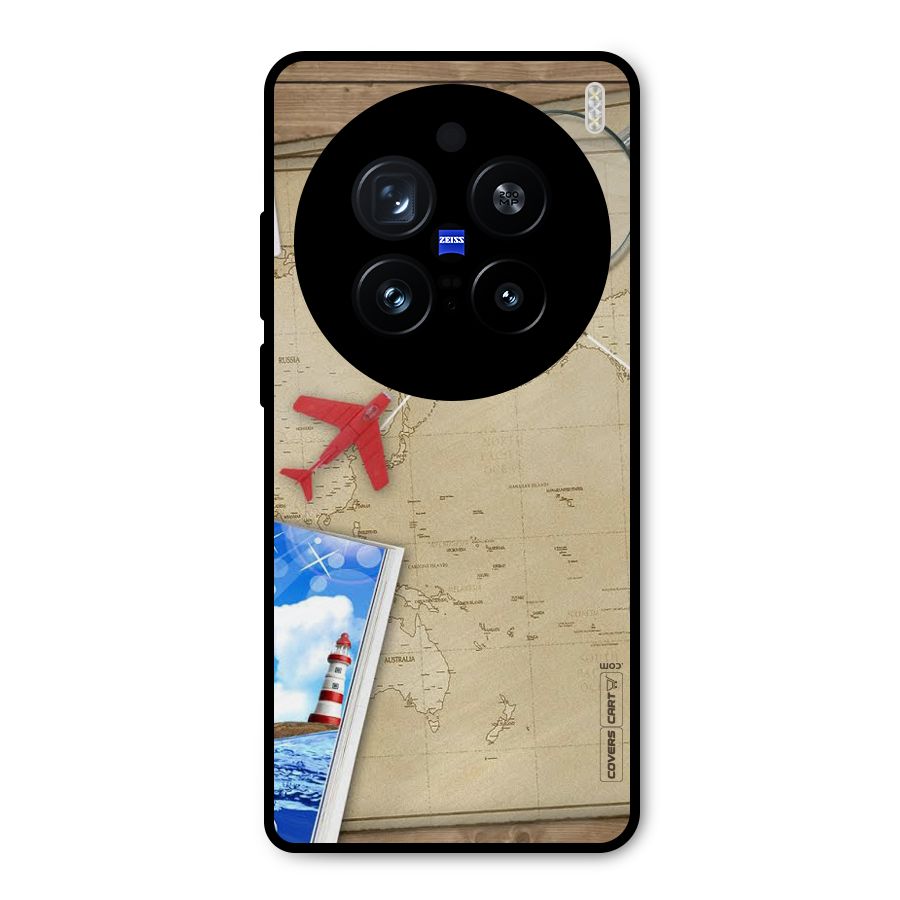 Summer Travel Metal Back Case for Vivo X200 Pro