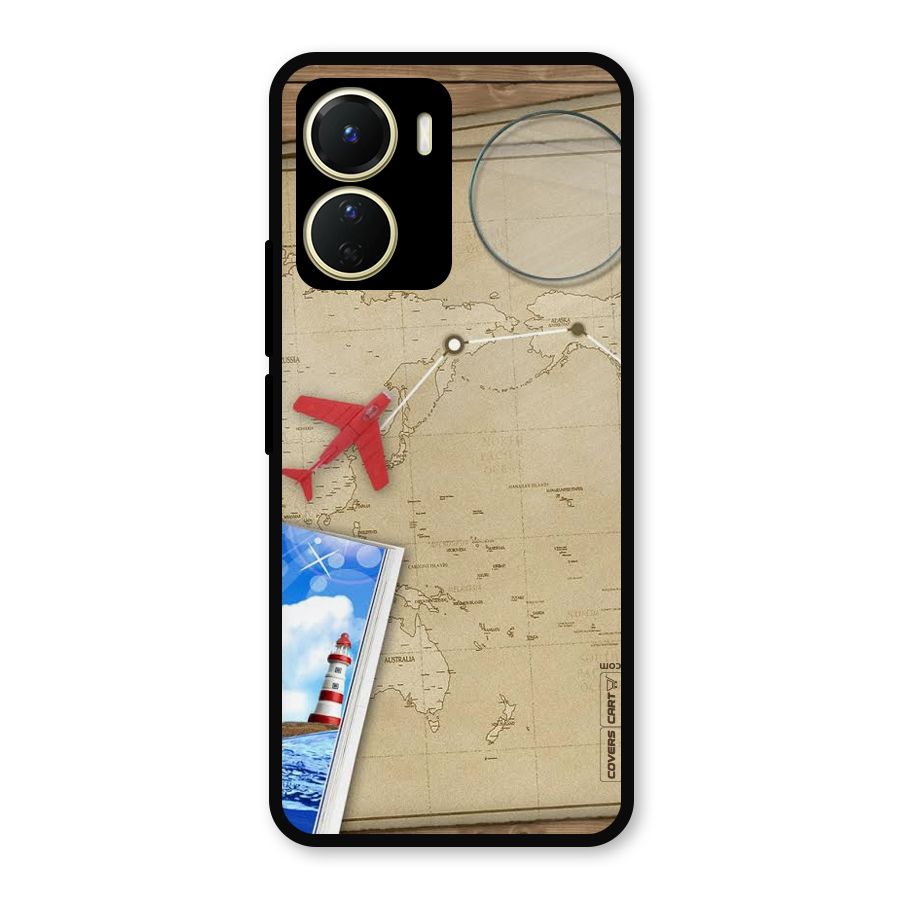 Summer Travel Metal Back Case for Vivo Y16