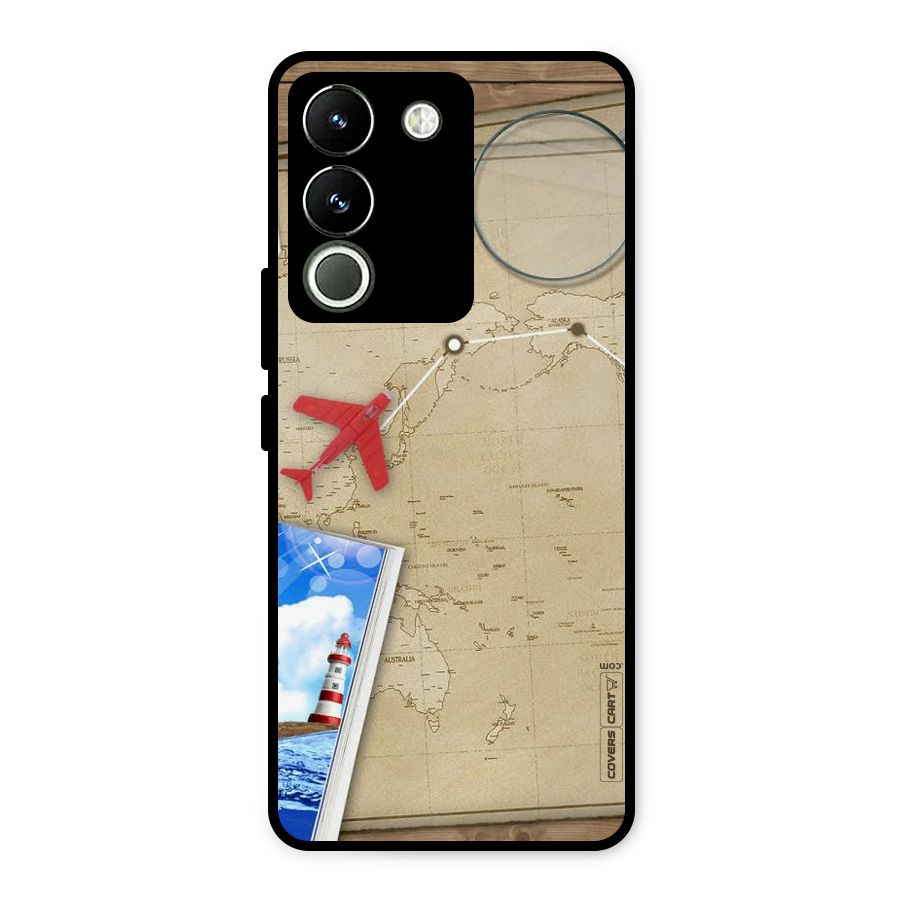Summer Travel Metal Back Case for Vivo Y200