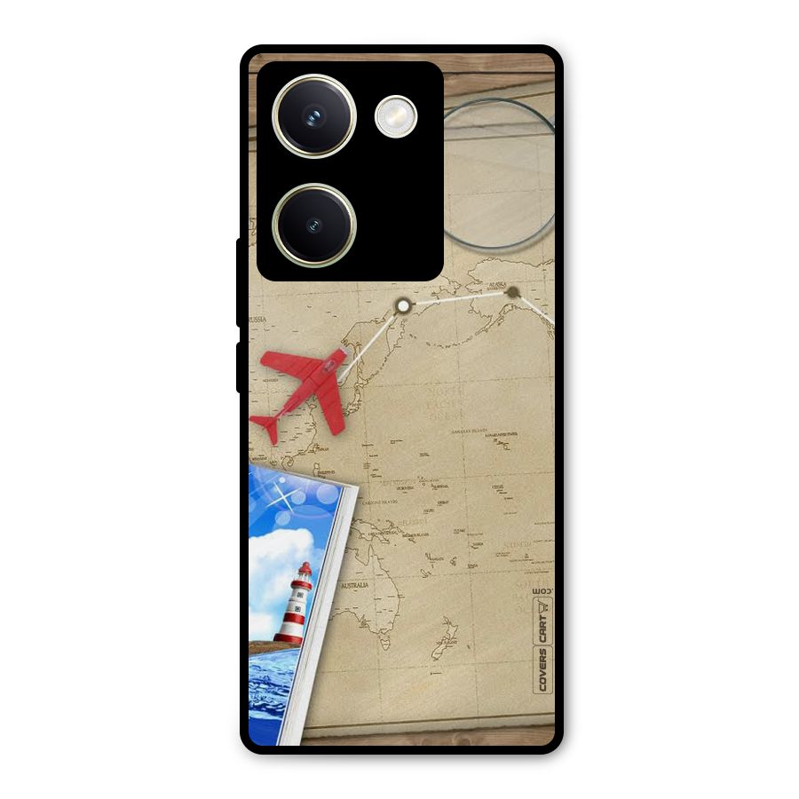Summer Travel Metal Back Case for Vivo Y200 Pro