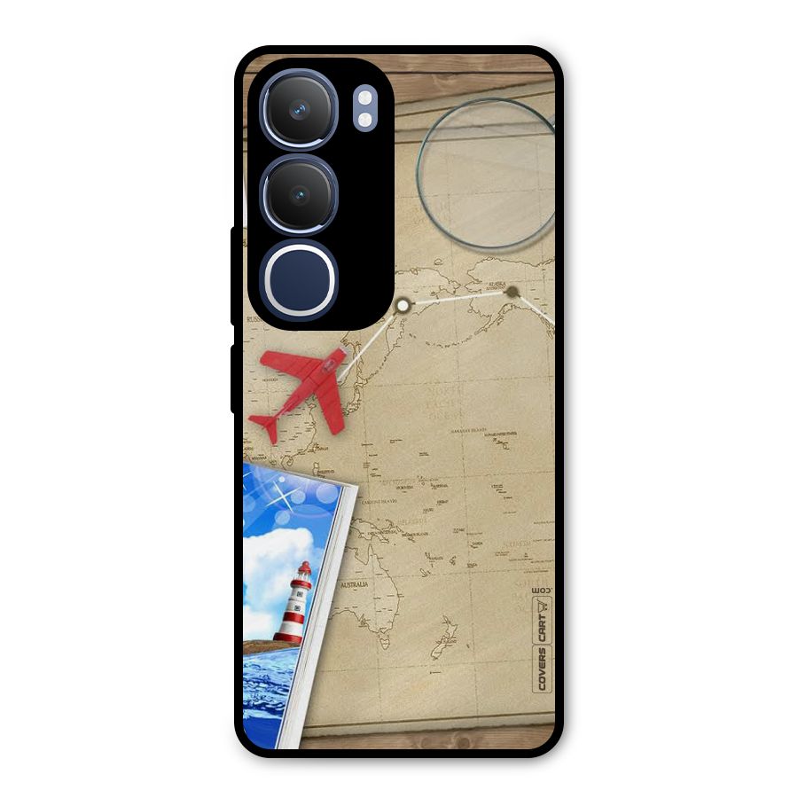 Summer Travel Metal Back Case for Vivo Y29