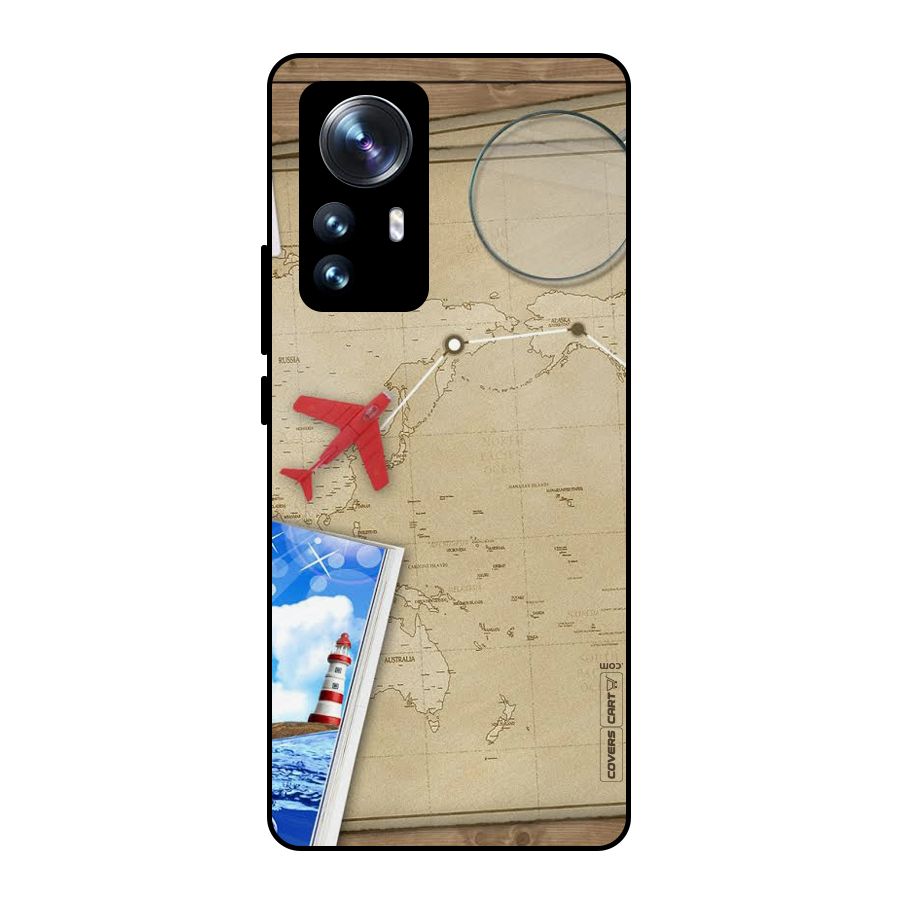 Summer Travel Metal Back Case for Xiaomi 12 Pro