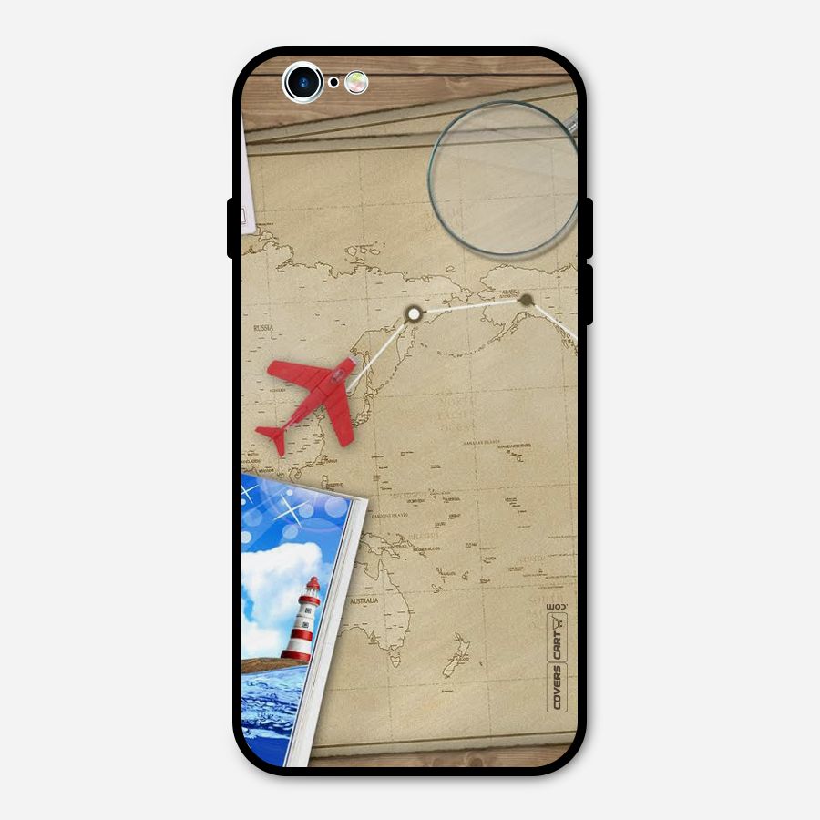Summer Travel Metal Back Case for iPhone 6 6s