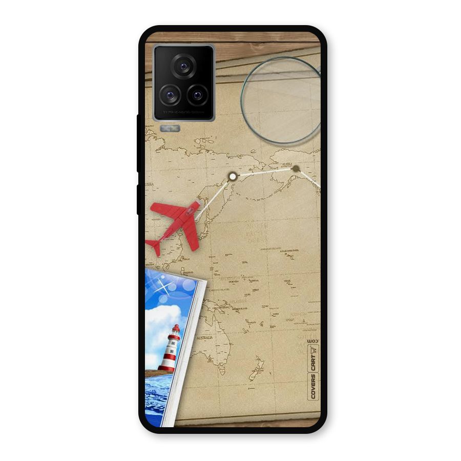 Summer Travel Metal Back Case for iQOO 7 Legend 5G