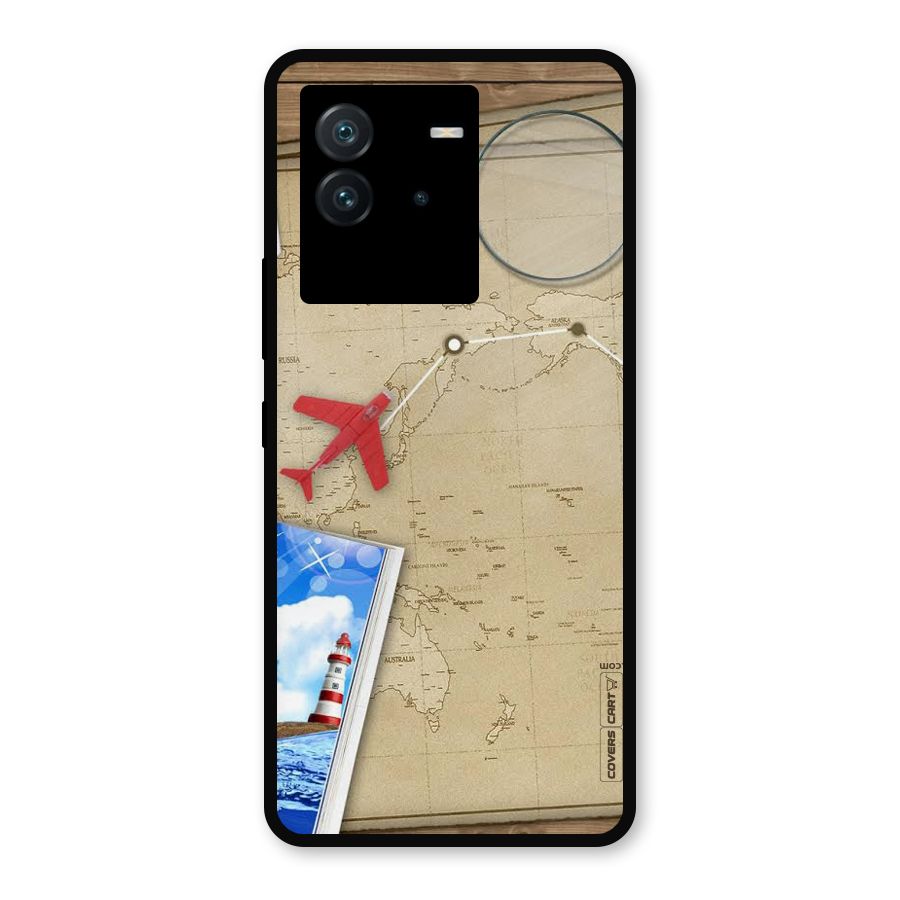 Summer Travel Metal Back Case for iQOO Neo 6 5G