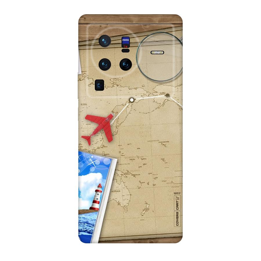 Summer Travel Original Polycarbonate Back Case for Vivo X80