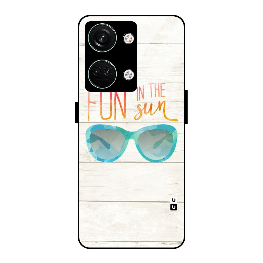 Sun Fun Glass Back Case for Oneplus Nord 3