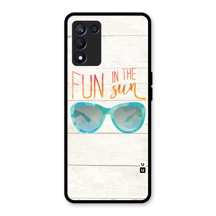 Sun Fun Glass Back Case for Realme 9 5G Speed
