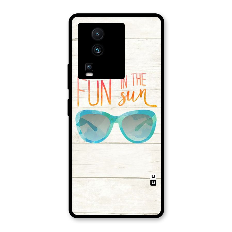Sun Fun Glass Back Case for Vivo iQOO Neo 7
