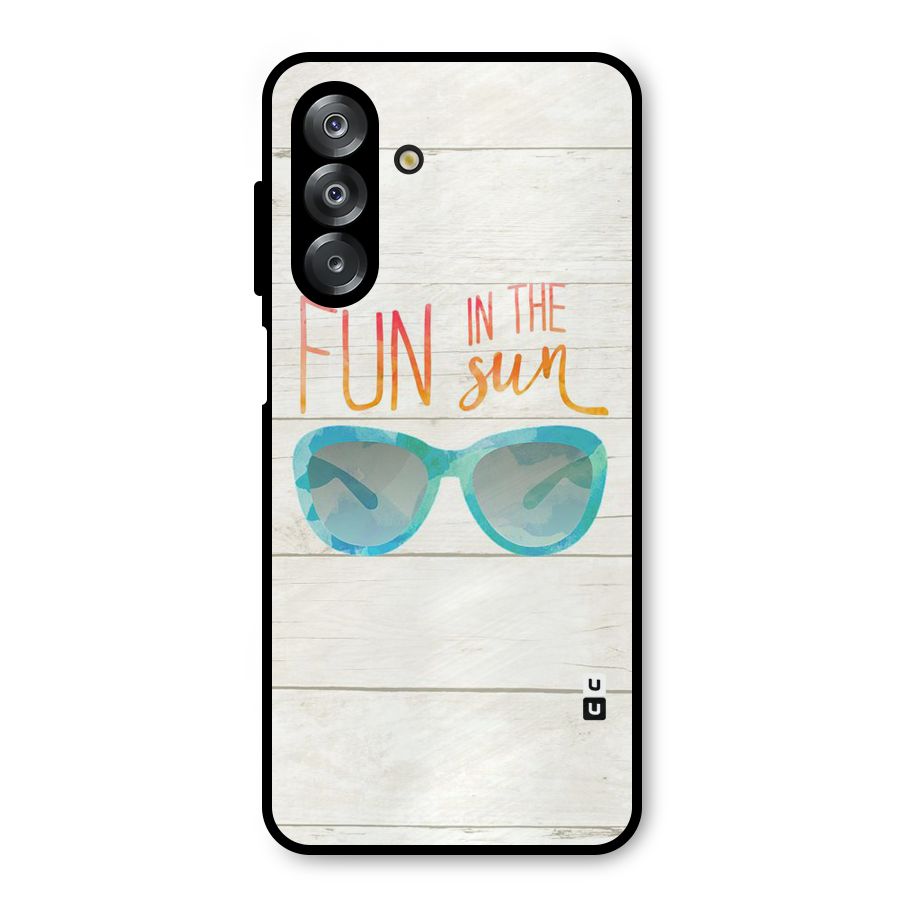Sun Fun Metal Back Case for Galaxy A26