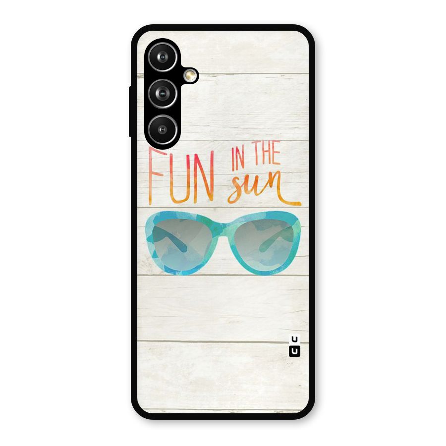 Sun Fun Metal Back Case for Galaxy F54
