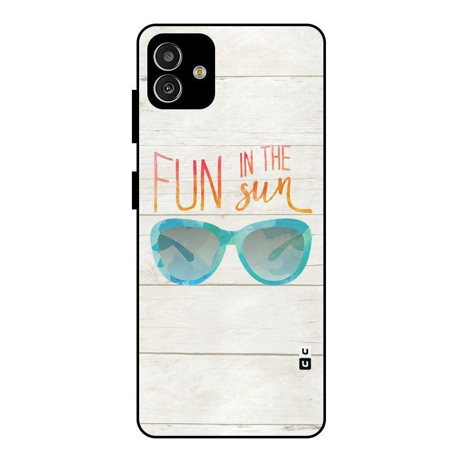 Sun Fun Metal Back Case for Galaxy M13 5G