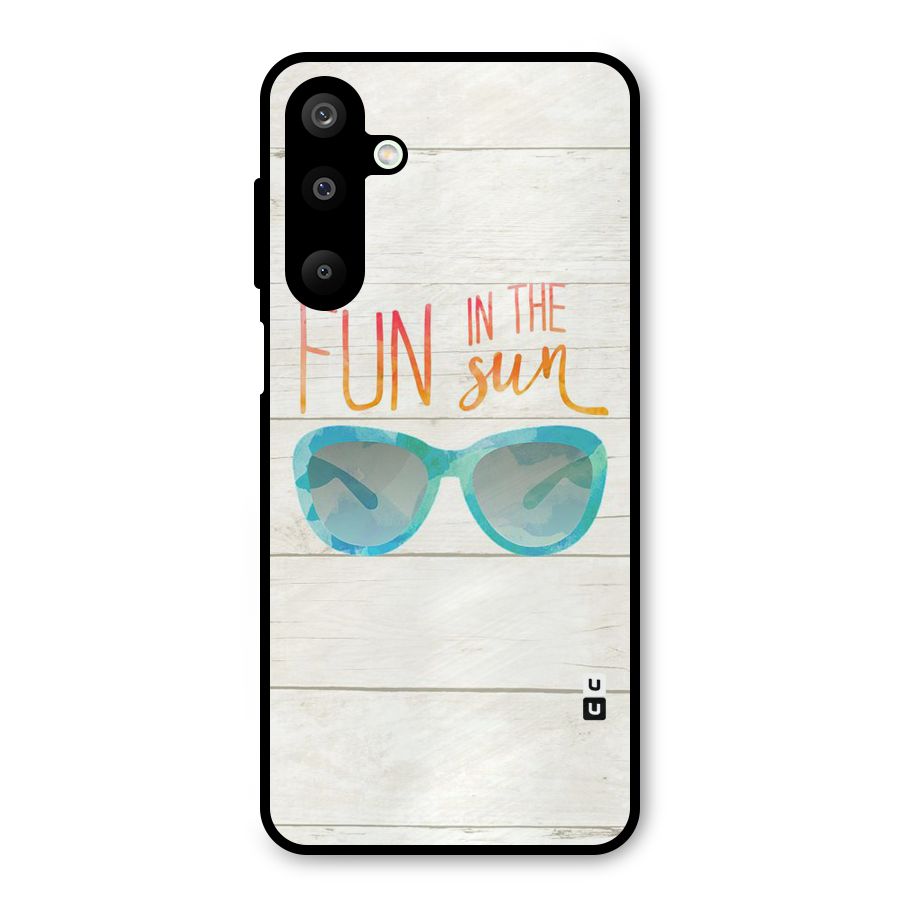 Sun Fun Metal Back Case for Galaxy M16