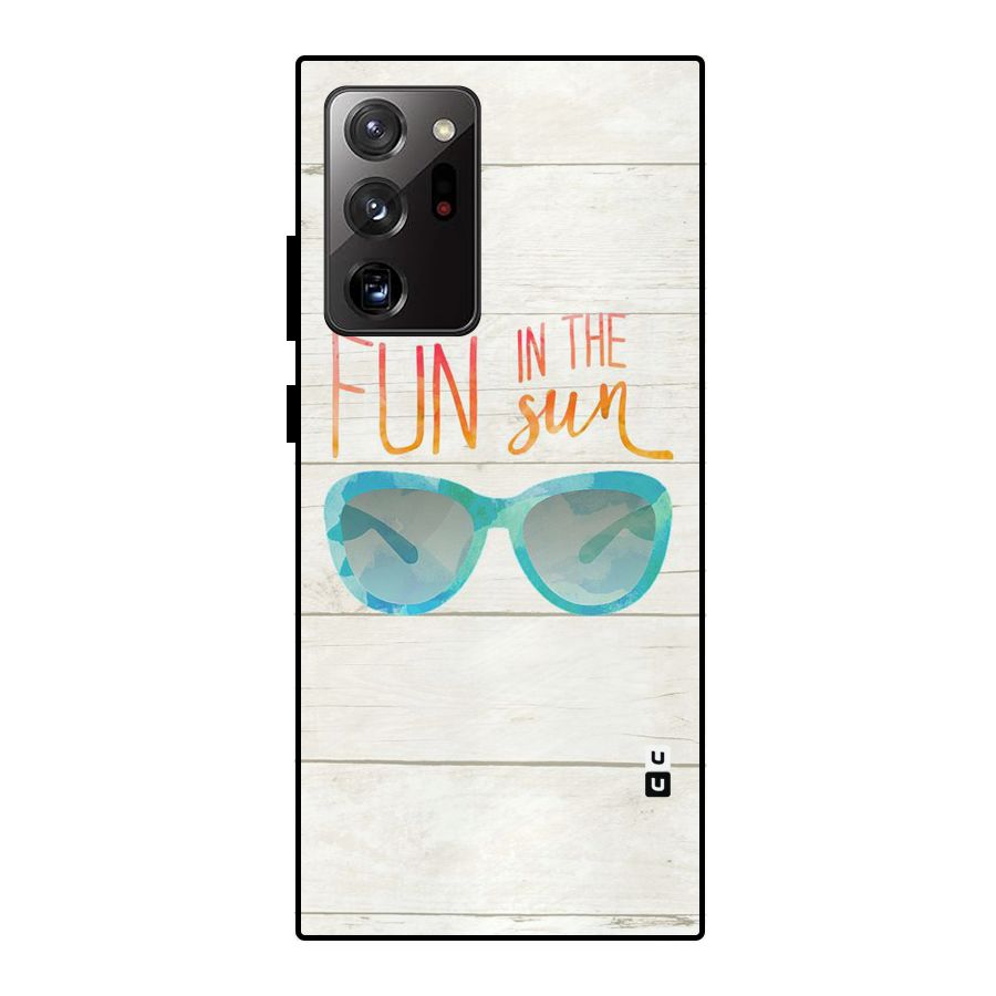 Sun Fun Metal Back Case for Galaxy Note 20 Ultra