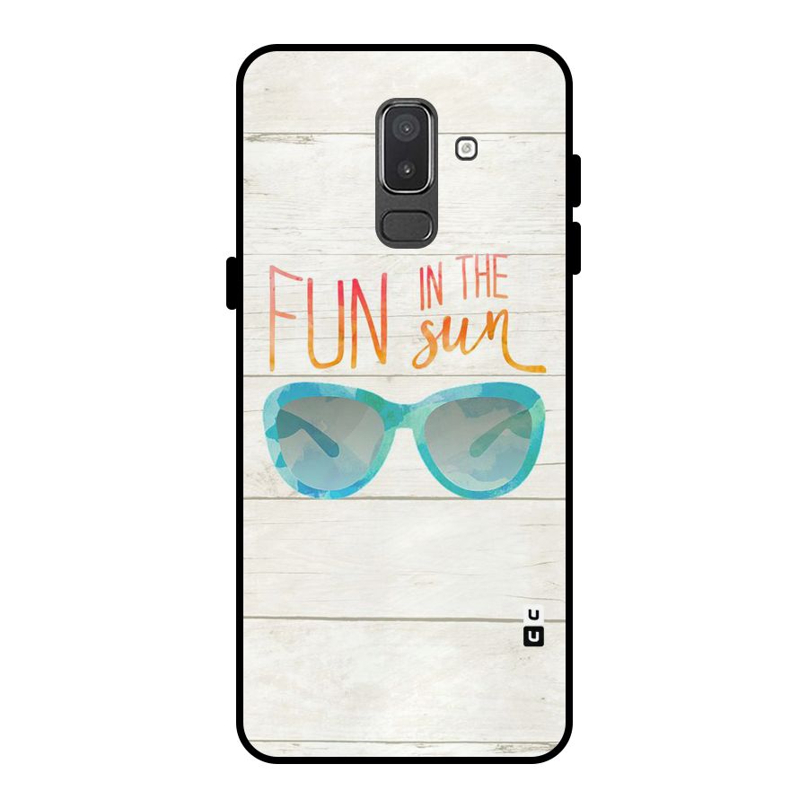 Sun Fun Metal Back Case for Galaxy On8 (2018)