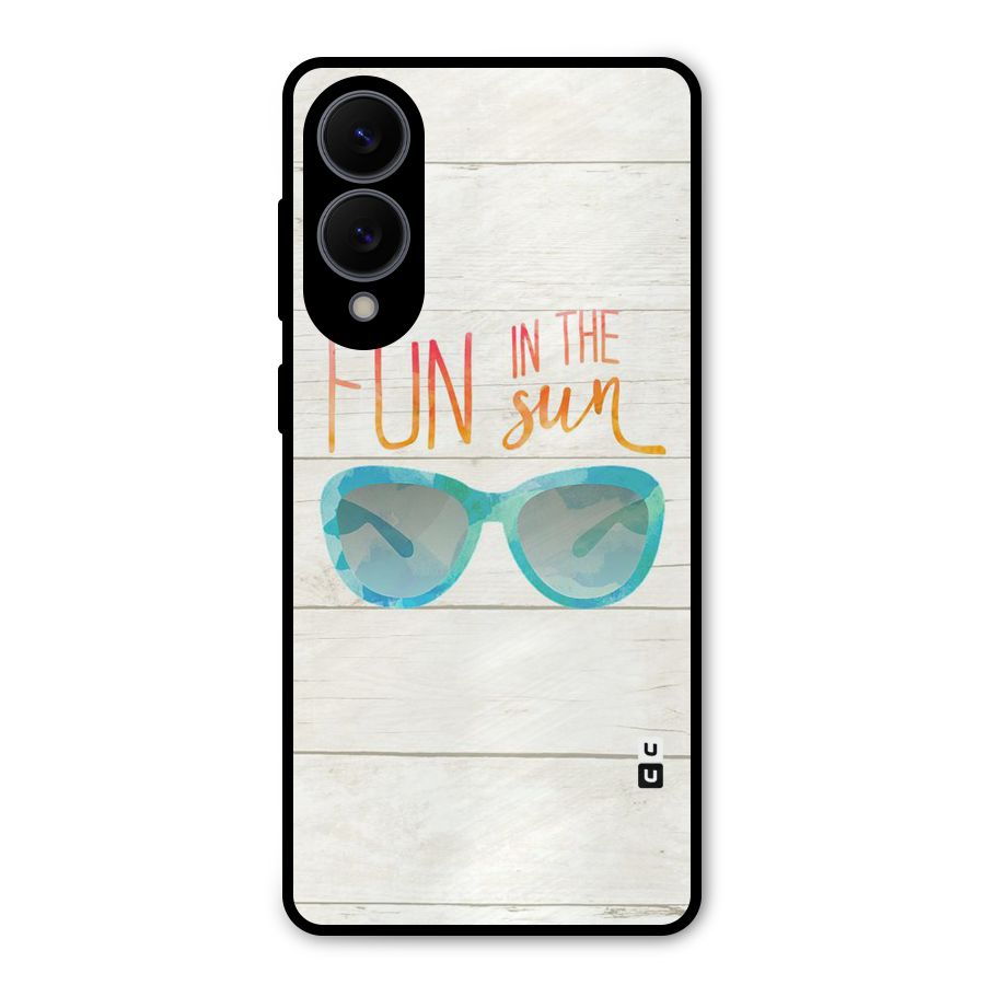 Sun Fun Metal Back Case for Galaxy S25 Edge