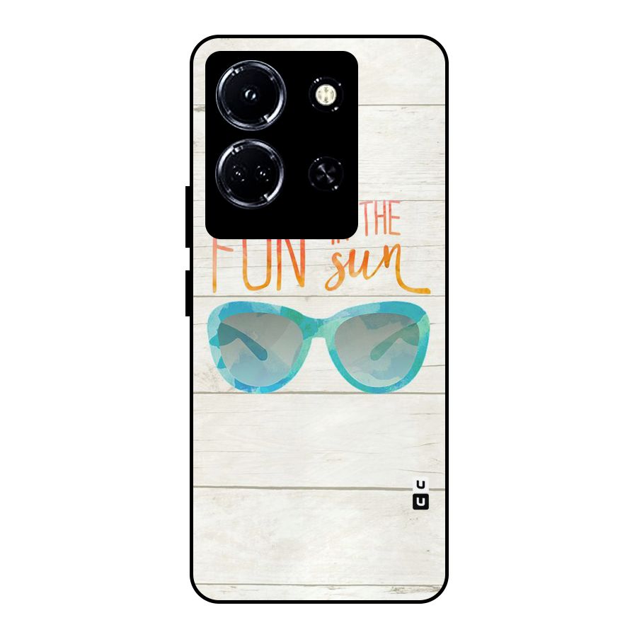 Sun Fun Metal Back Case for Infinix Note 30 5G