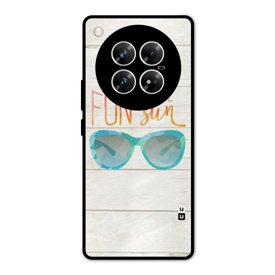 Sun Fun Metal Back Case for Infinix Zero 40 5G