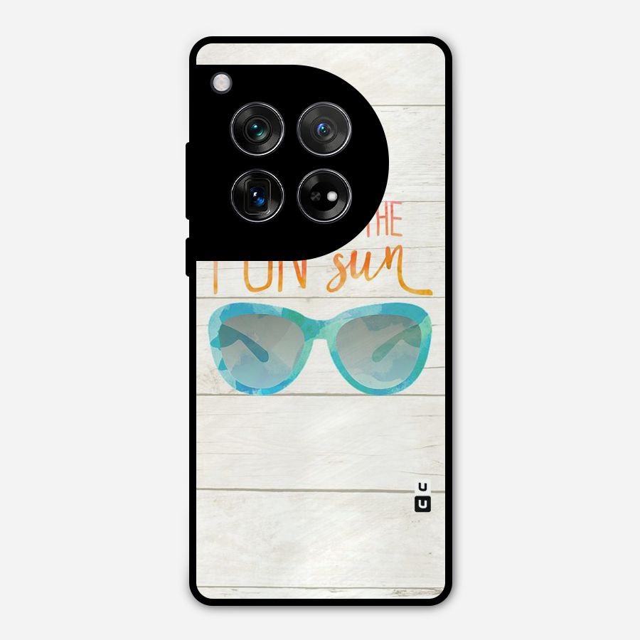 Sun Fun Metal Back Case for OnePlus 12
