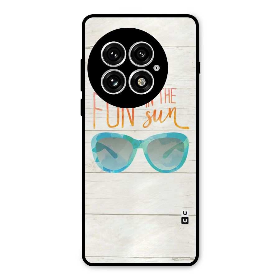 Sun Fun Metal Back Case for OnePlus 13