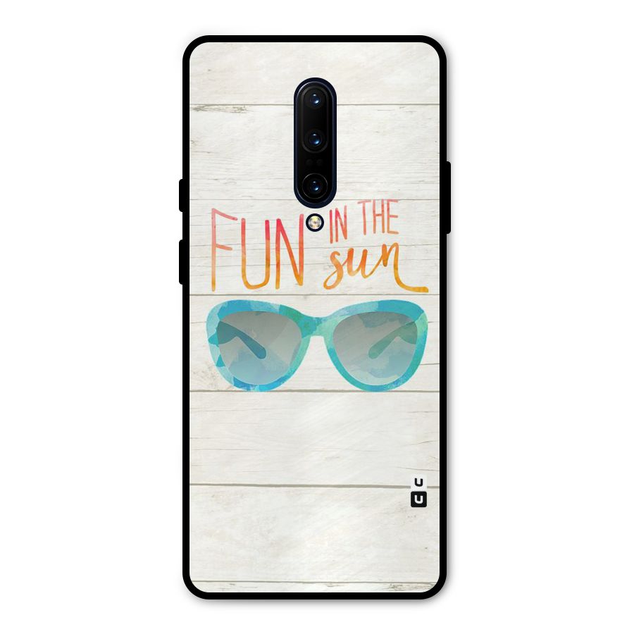 Sun Fun Metal Back Case for OnePlus 7 Pro