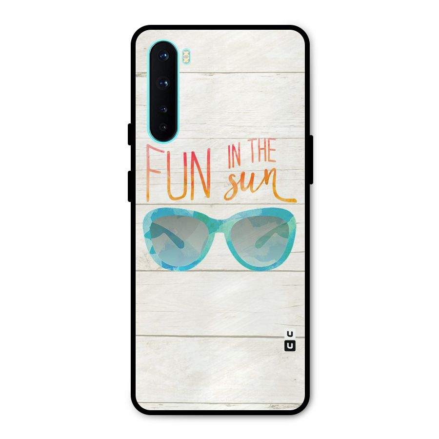 Sun Fun Metal Back Case for OnePlus Nord