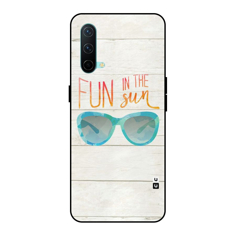 Sun Fun Metal Back Case for OnePlus Nord CE 5G