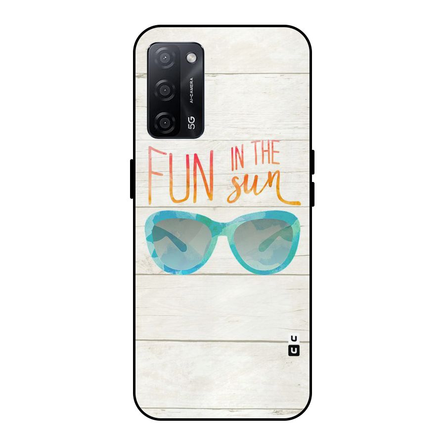 Sun Fun Metal Back Case for Oppo A53s 5G