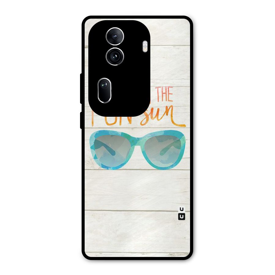Sun Fun Metal Back Case for Oppo Reno11 Pro 5G
