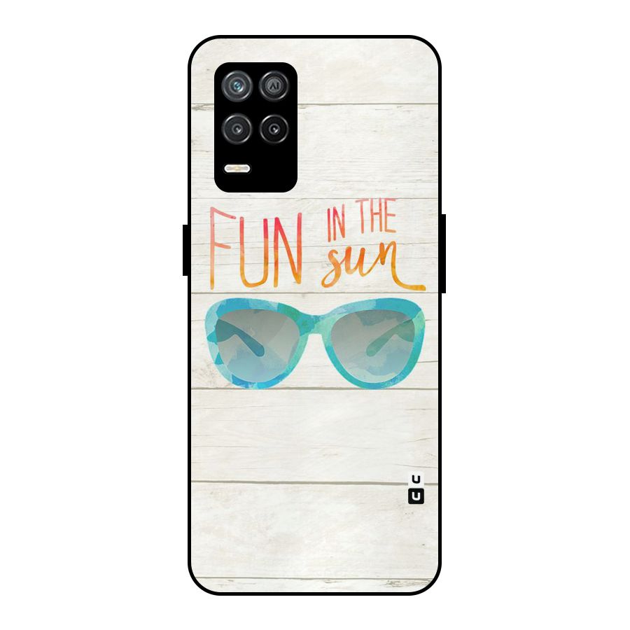 Sun Fun Metal Back Case for Realme 8 5G