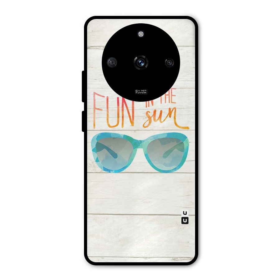 Sun Fun Metal Back Case for Realme Narzo 60 5G