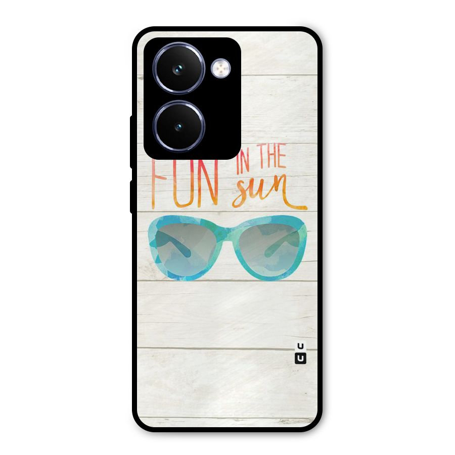 Sun Fun Metal Back Case for Realme P3 Ultra