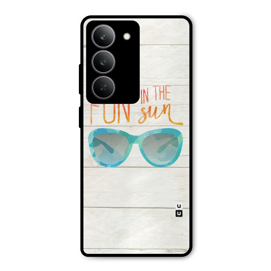 Sun Fun Metal Back Case for Realme P3x
