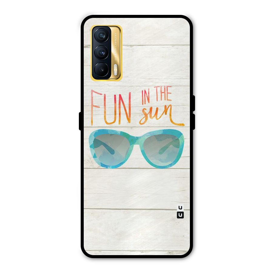 Sun Fun Metal Back Case for Realme X7
