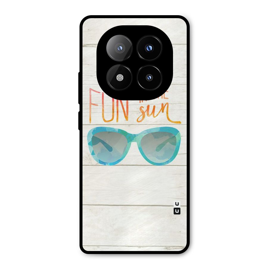 Sun Fun Metal Back Case for Redmi Note 14 Pro Plus 5G