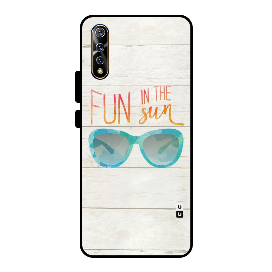 Sun Fun Metal Back Case for Vivo S1