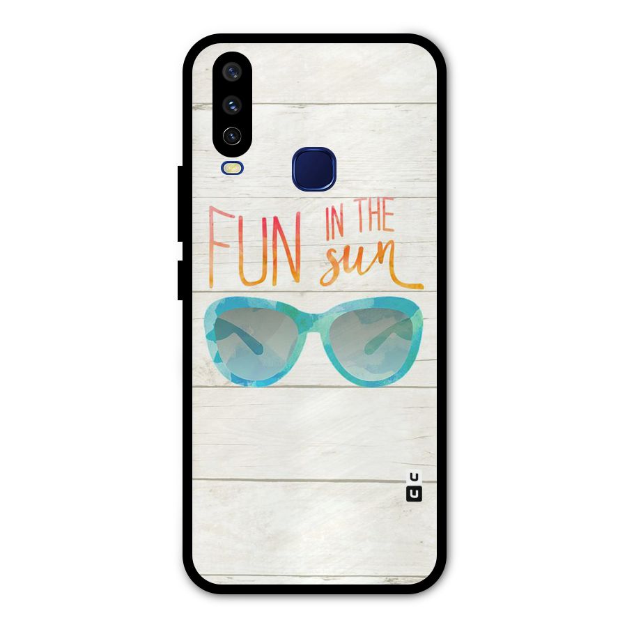 Sun Fun Metal Back Case for Vivo Y15