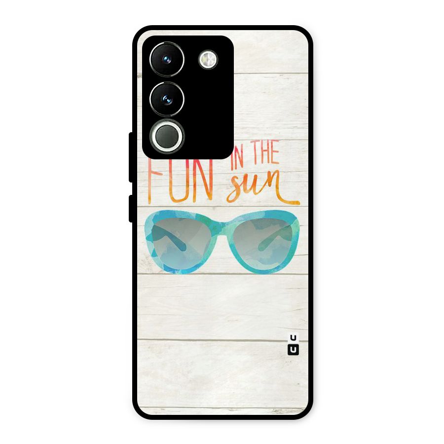 Sun Fun Metal Back Case for Vivo Y200