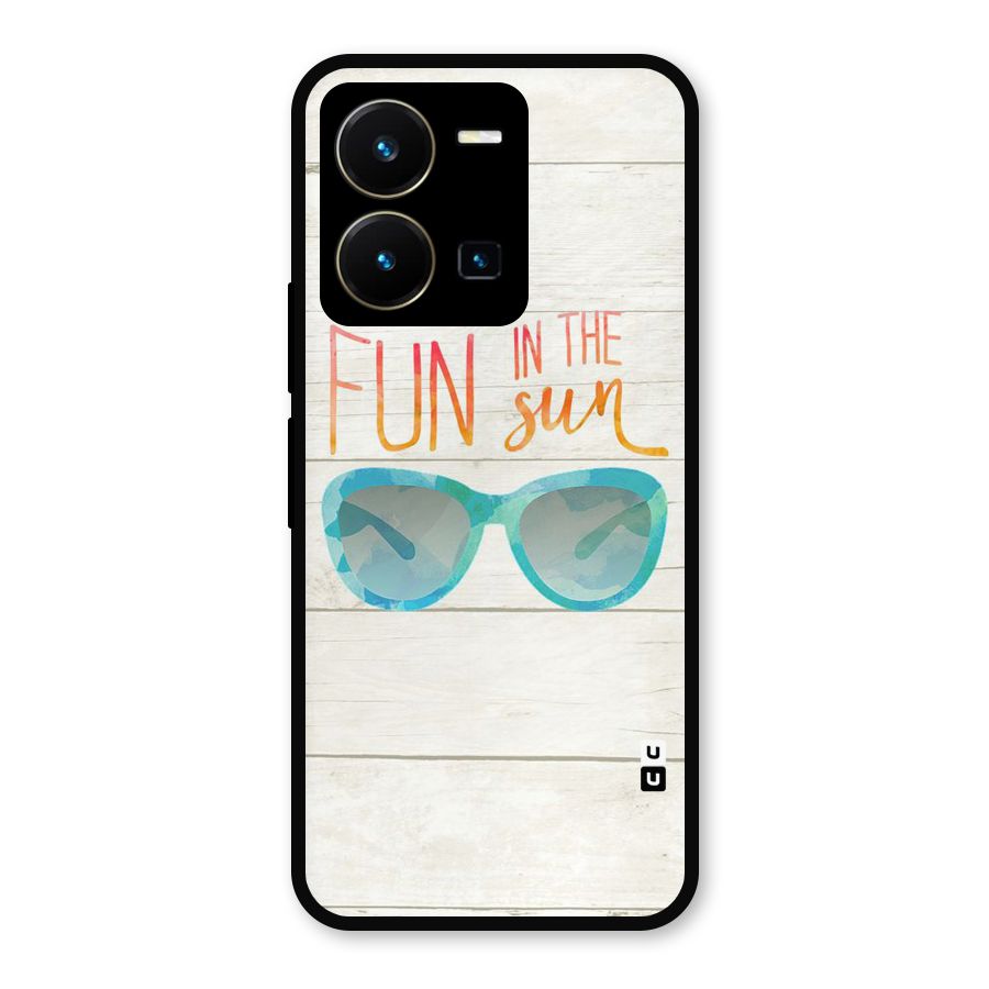 Sun Fun Metal Back Case for Vivo Y35