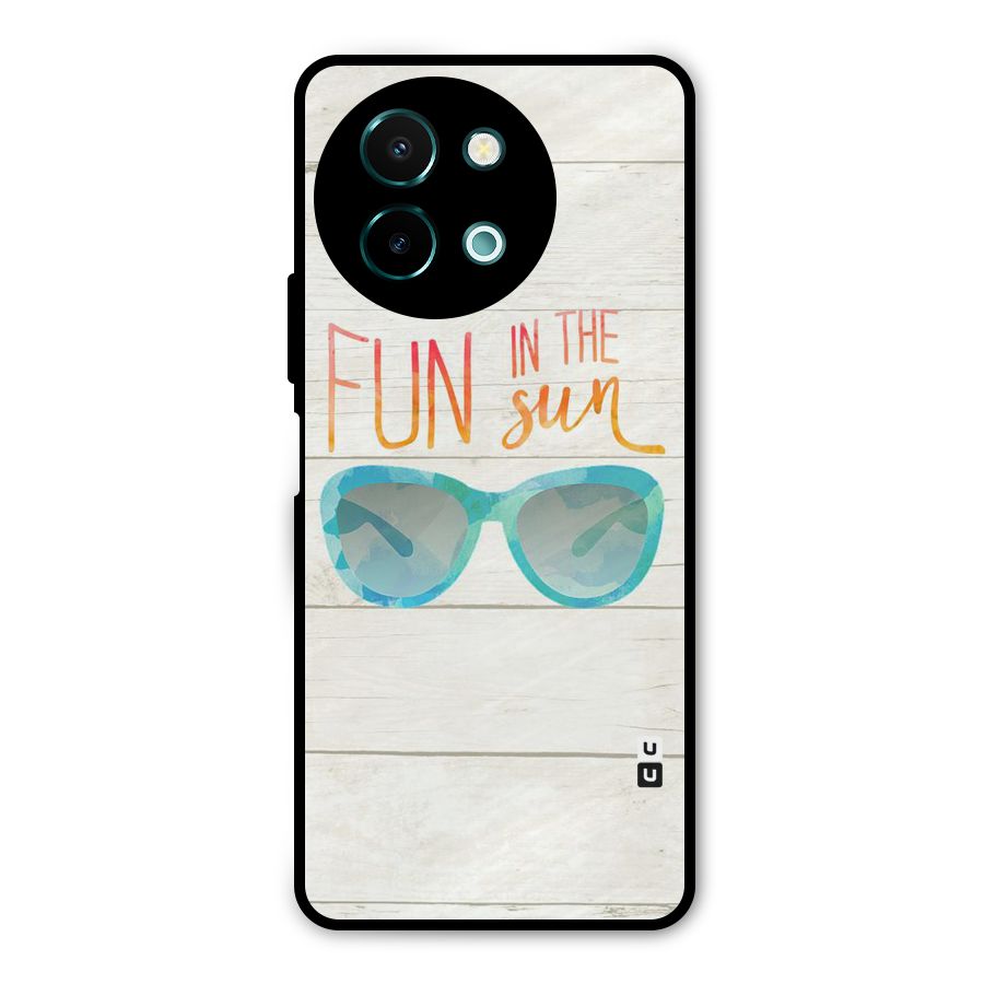 Sun Fun Metal Back Case for Vivo Y58
