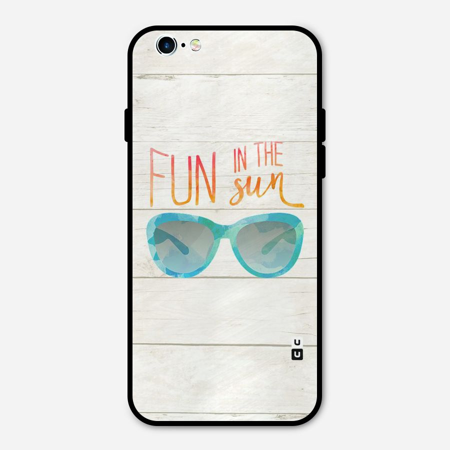 Sun Fun Metal Back Case for iPhone 6 6s