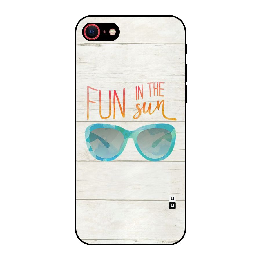 Sun Fun Metal Back Case for iPhone 7