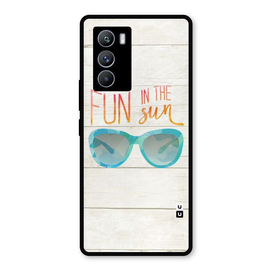 Sun Fun Metal Back Case for iQOO 9 SE